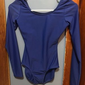 Very cute blue leotard ! Adult long sleeve
